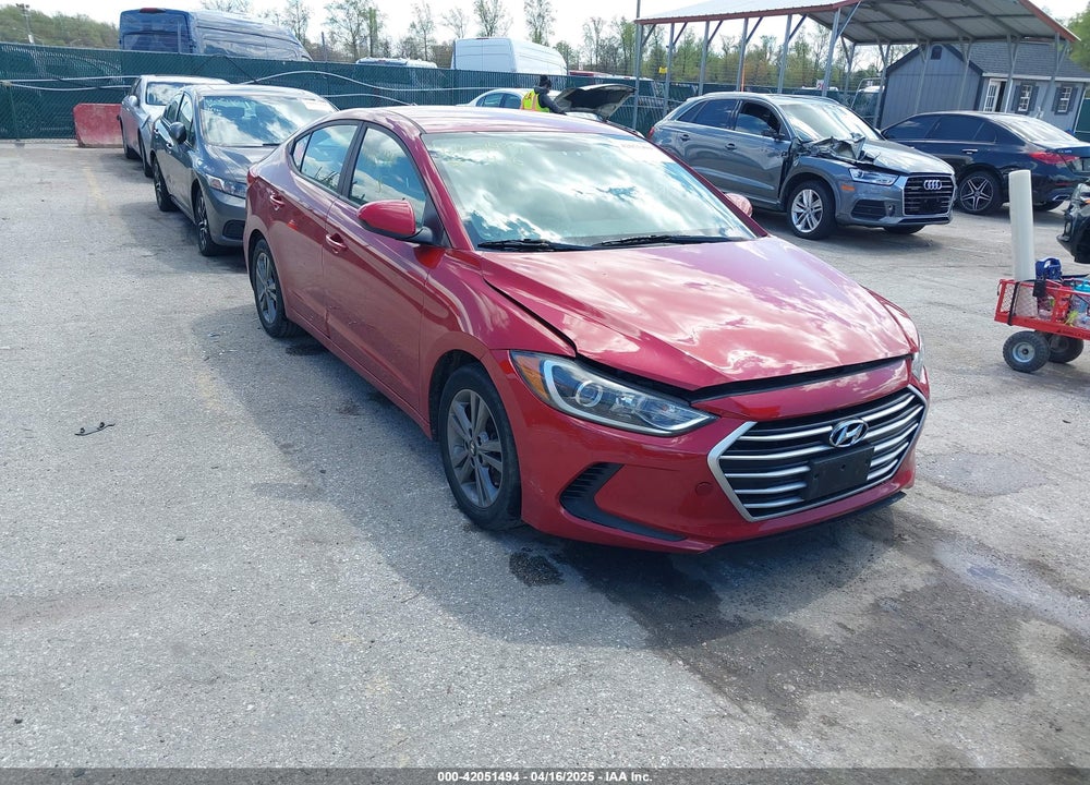 2017 HYUNDAI ELANTRA SE VIN: KMHD84LF6HU069311
