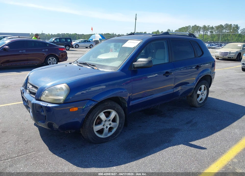 2005 HYUNDAI TUCSON VIN: KM8JM12B85U233228