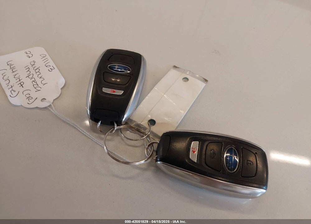 2022 SUBARU IMPREZA SPORT VIN: 4S3GKAM67N3604213