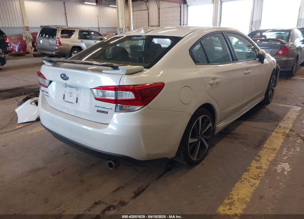 2022 SUBARU IMPREZA SPORT VIN: 4S3GKAM67N3604213