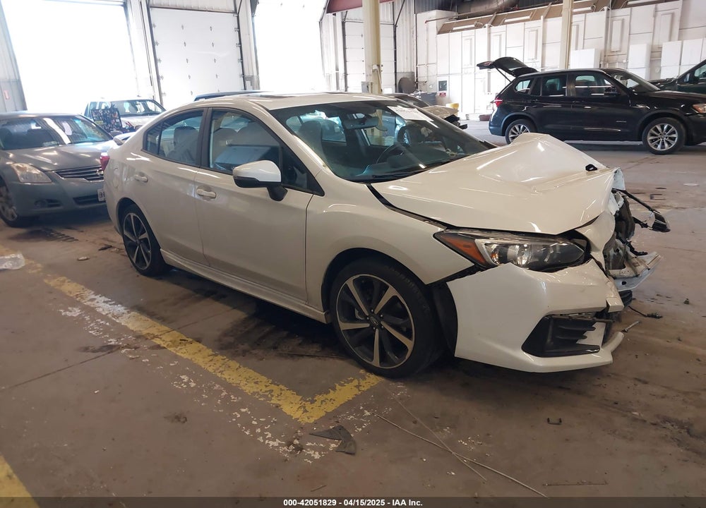 2022 SUBARU IMPREZA SPORT VIN: 4S3GKAM67N3604213