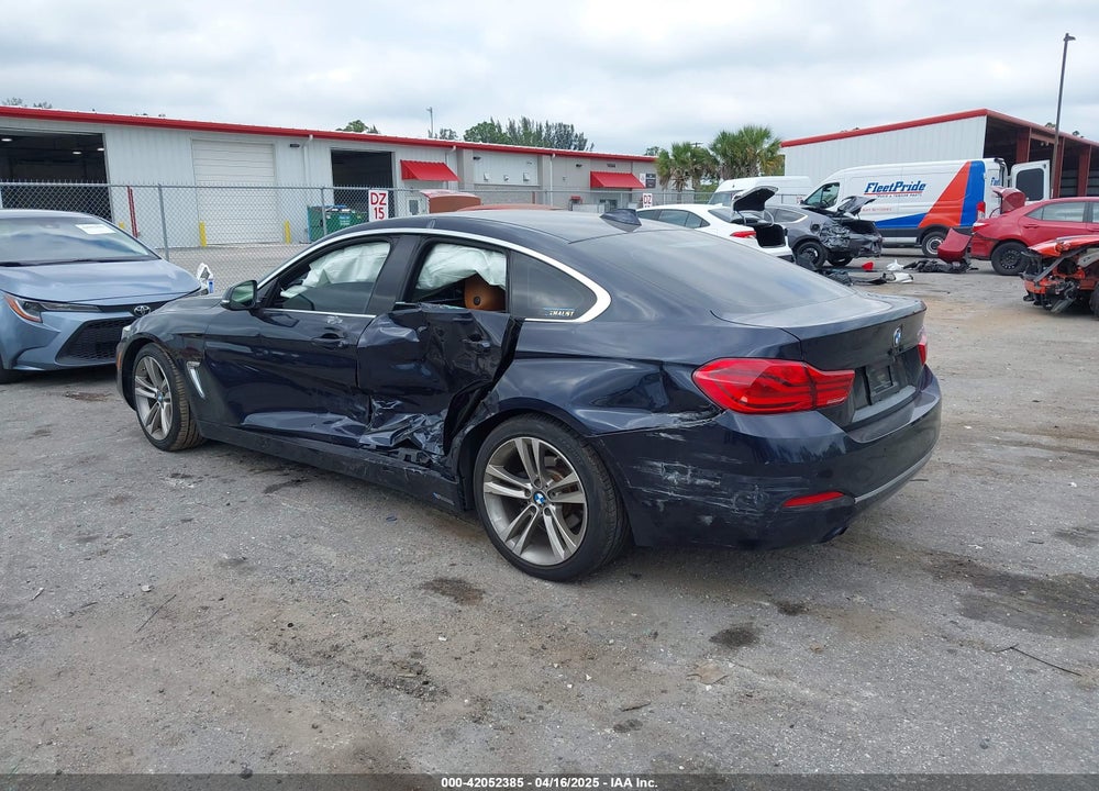 2018 BMW 430I GRAN COUPE VIN: WBA4J1C53JBG80851