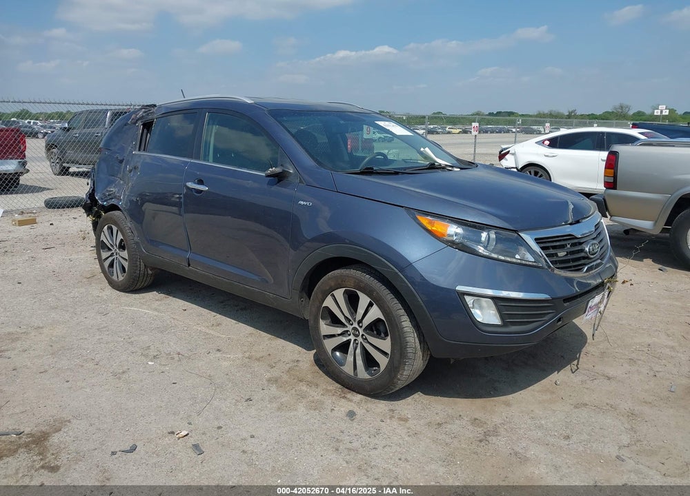 2012 KIA SPORTAGE EX VIN: KNDPCCA20C7172841