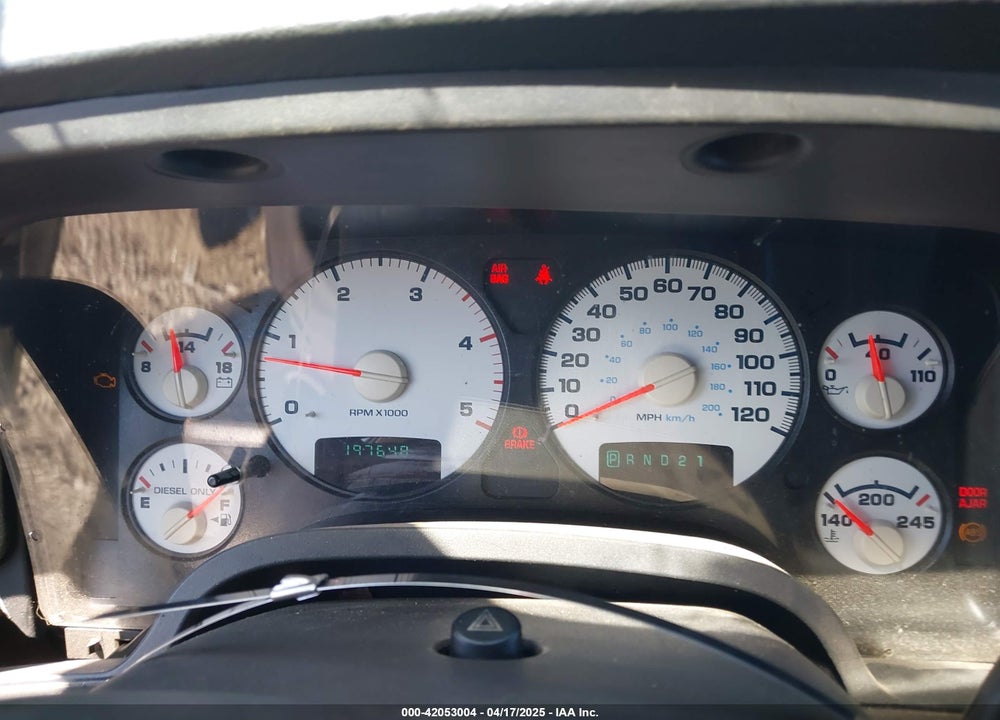 2005 DODGE RAM 3500 SLT/LARAMIE VIN: 3D7MR48C65G835333