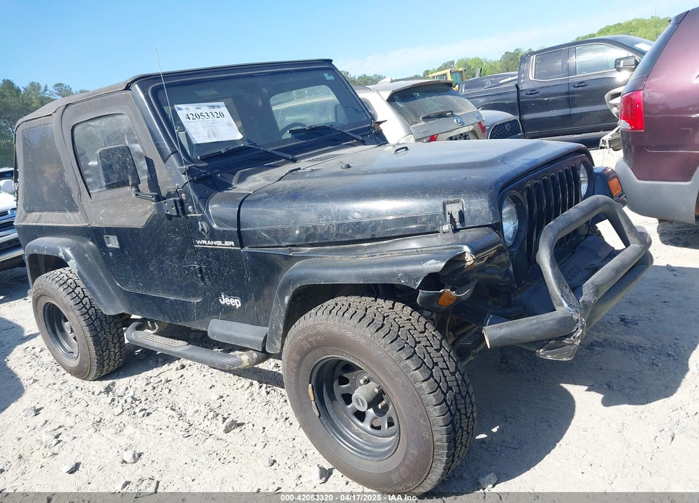 2000 JEEP WRANGLER SE VIN: 1J4FA29P9YP756586