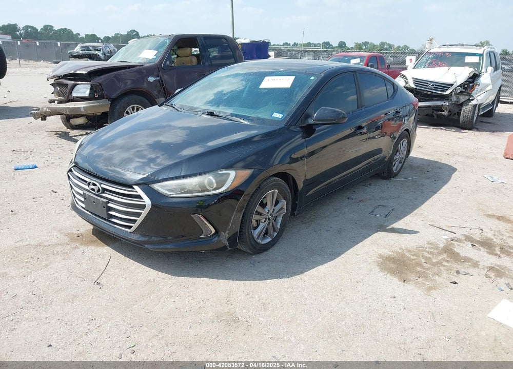 2018 HYUNDAI ELANTRA VIN: KMHD84LF6JU543070