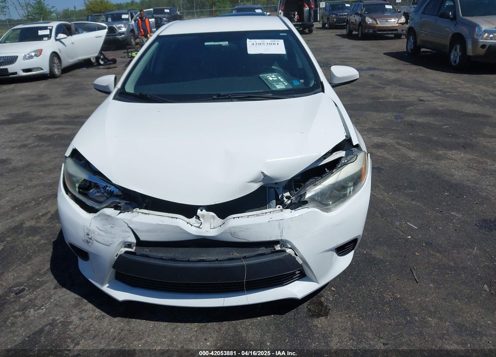 2016 TOYOTA COROLLA VIN: 5YFBURHE7GP454859