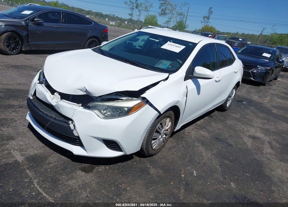 2016 TOYOTA COROLLA VIN: 5YFBURHE7GP454859