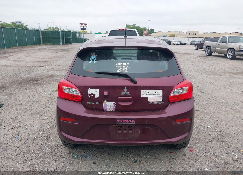 2019 MITSUBISHI MIRAGE VIN: ML32A3HJ1KH016591