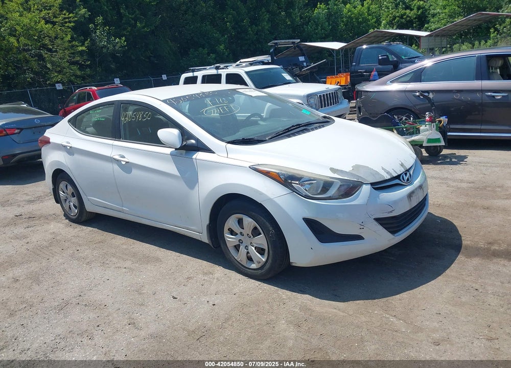 2016 HYUNDAI ELANTRA SE VIN: 5NPDH4AE1GH766313
