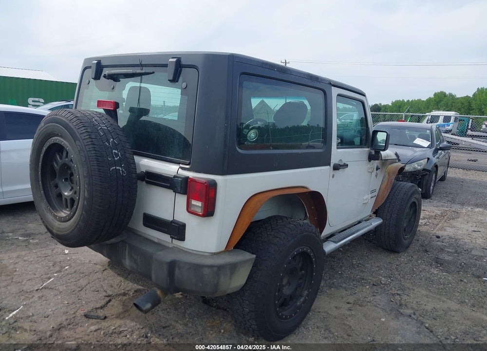 2012 JEEP WRANGLER SPORT VIN: 1C4AJWAG4CL214606