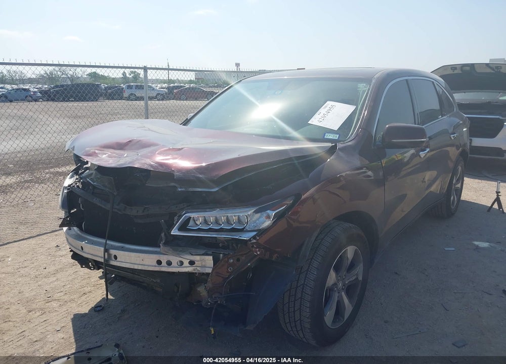 2015 ACURA MDX VIN: 5FRYD3H24FB014250