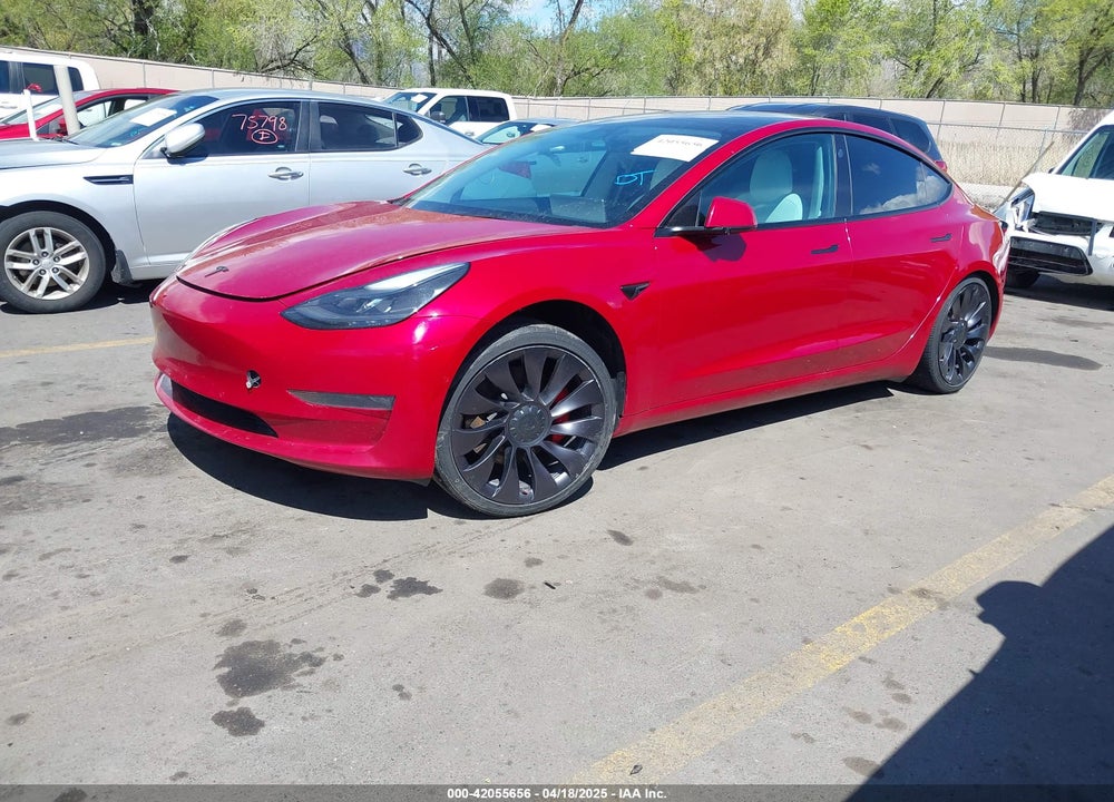 2022 TESLA MODEL 3 VIN: 5YJ3E1EC6NF127433