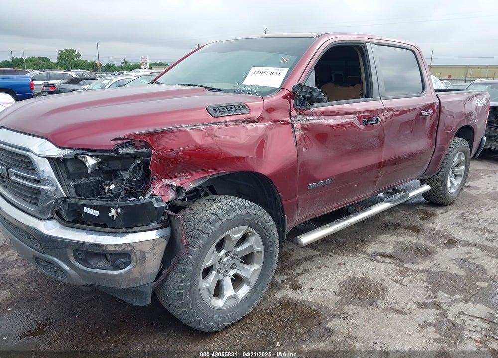 2019 RAM 1500 BIG HORN/LONE STAR 4X4 5'7 BOX VIN: 1C6SRFFT1KN763113