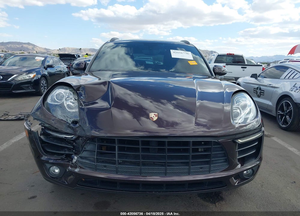 2015 PORSCHE MACAN S VIN: WP1AB2A55FLB73006