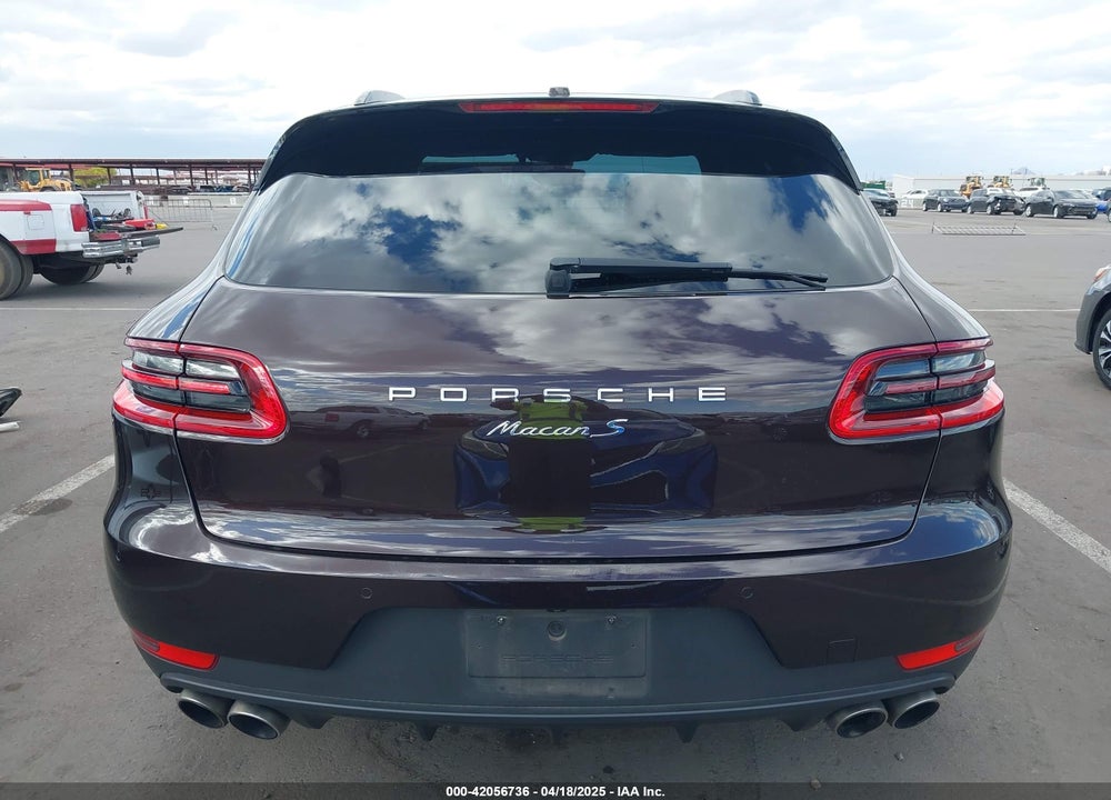 2015 PORSCHE MACAN S VIN: WP1AB2A55FLB73006