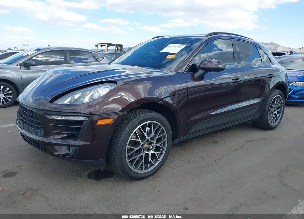 2015 PORSCHE MACAN S VIN: WP1AB2A55FLB73006
