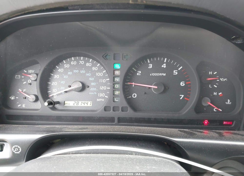2001 TOYOTA LAND CRUISER VIN: JTEHT05J712000848