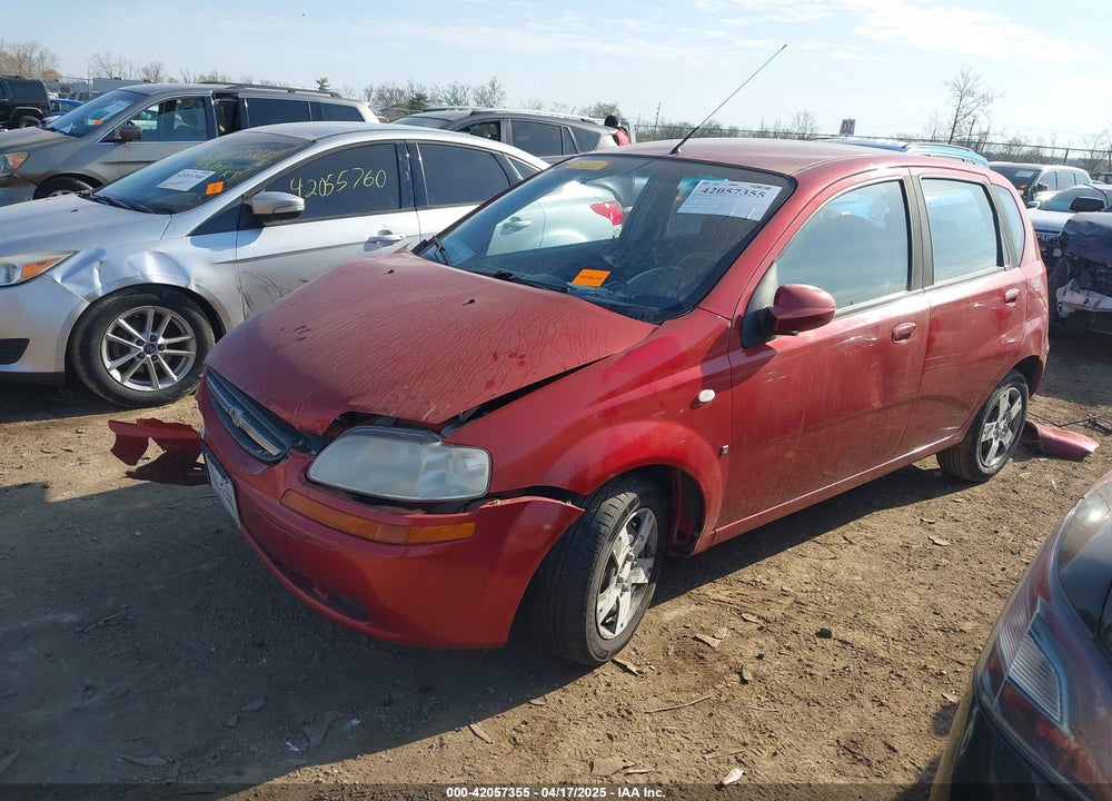 2008 CHEVROLET AVEO 5 SPECIAL VALUE VIN: KL1TD66638B258827