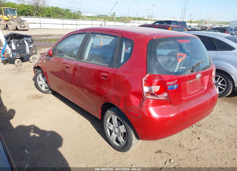 2008 CHEVROLET AVEO 5 SPECIAL VALUE VIN: KL1TD66638B258827