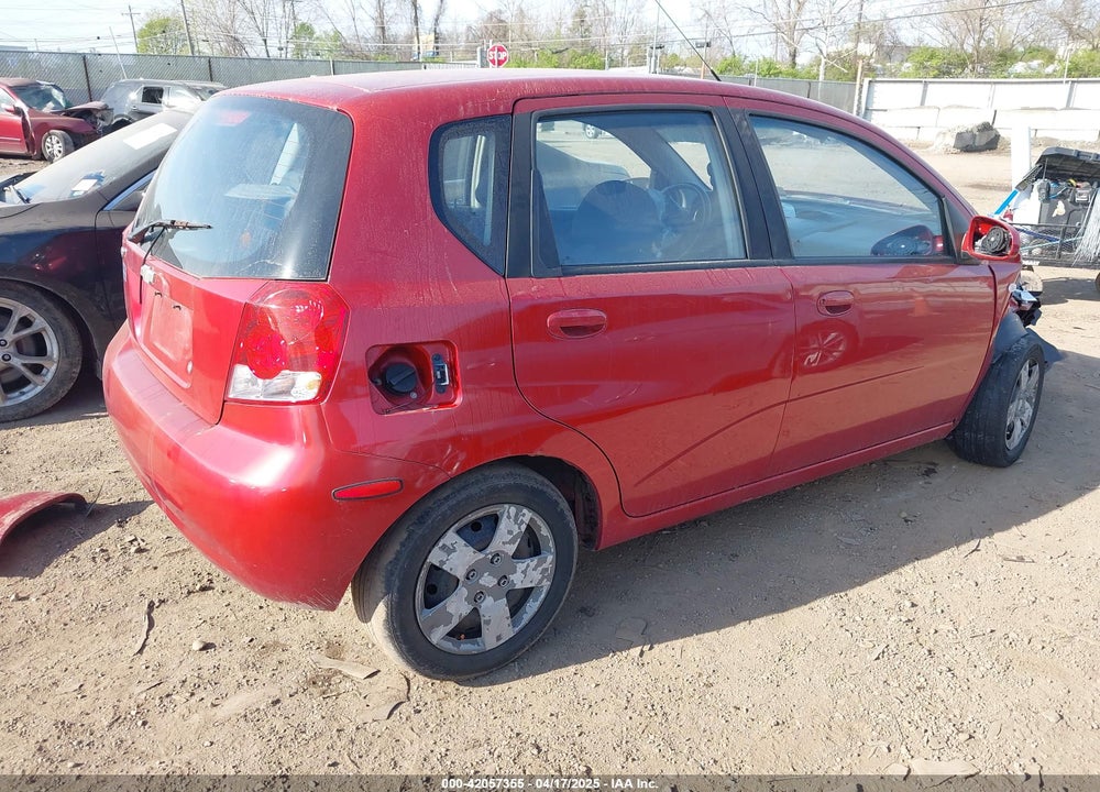 2008 CHEVROLET AVEO 5 SPECIAL VALUE VIN: KL1TD66638B258827