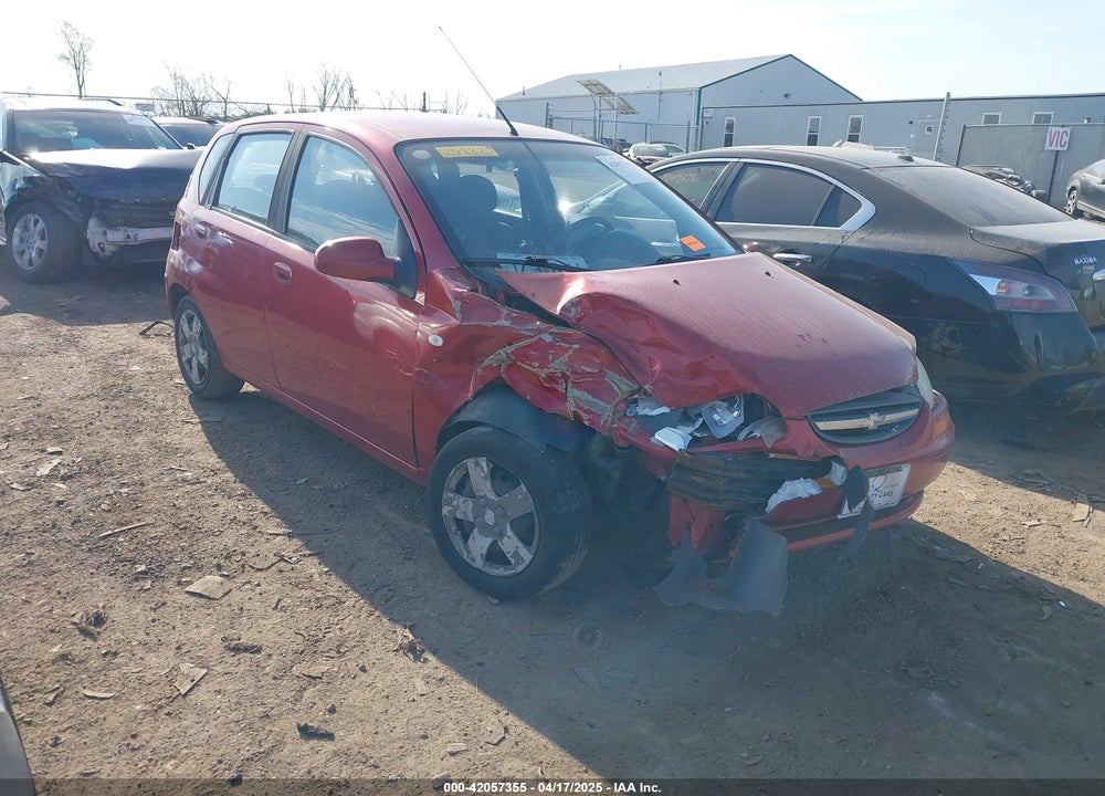 2008 CHEVROLET AVEO 5 SPECIAL VALUE VIN: KL1TD66638B258827