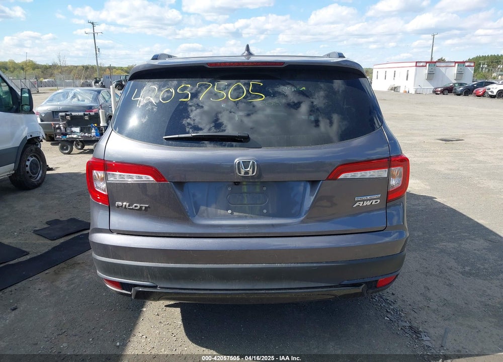 2022 HONDA PILOT VIN: 5FNYF6H25NB096680