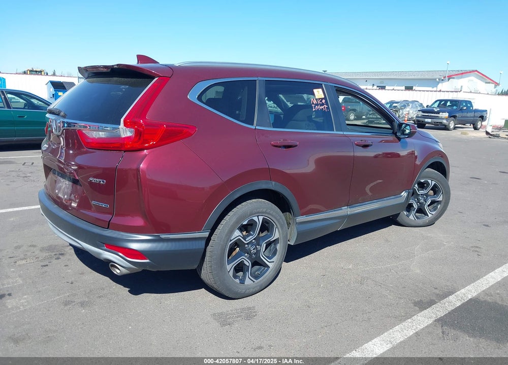 2018 HONDA CR-V TOURING VIN: 2HKRW2H96JH603558