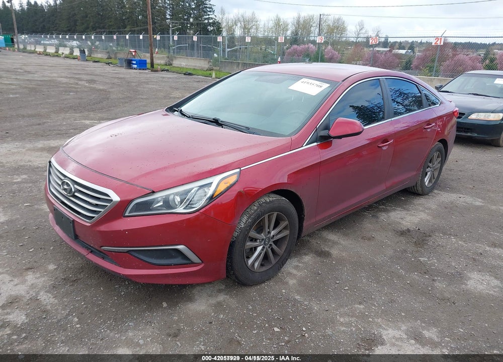 2016 HYUNDAI SONATA VIN: 5NPE24AF0GH406643