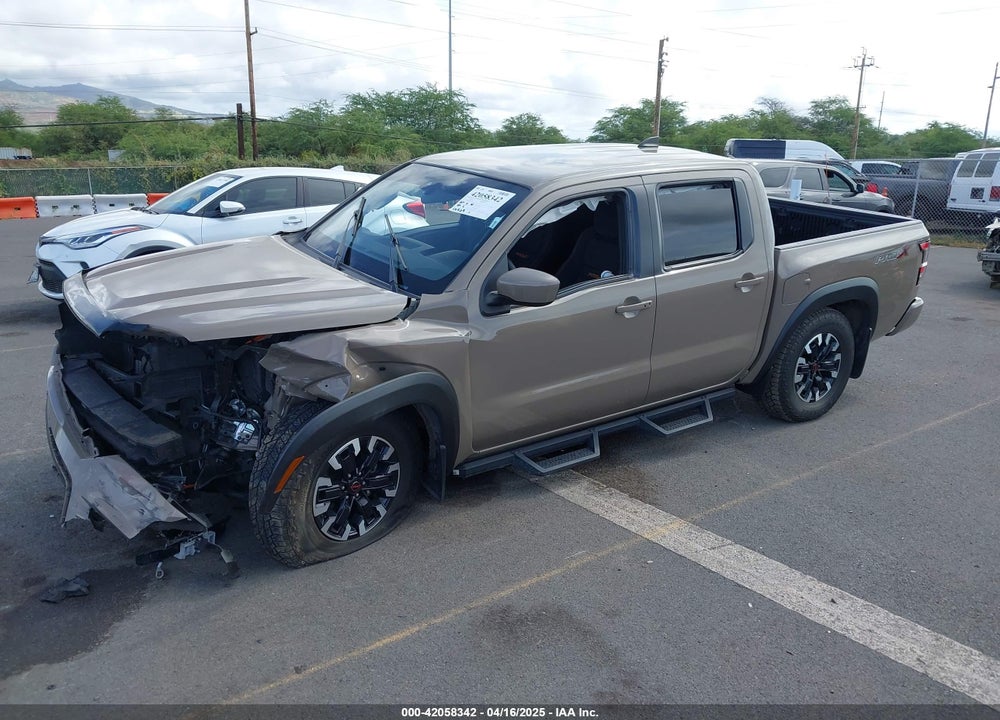 2022 NISSAN FRONTIER VIN: 1N6ED1EJ3NN666598