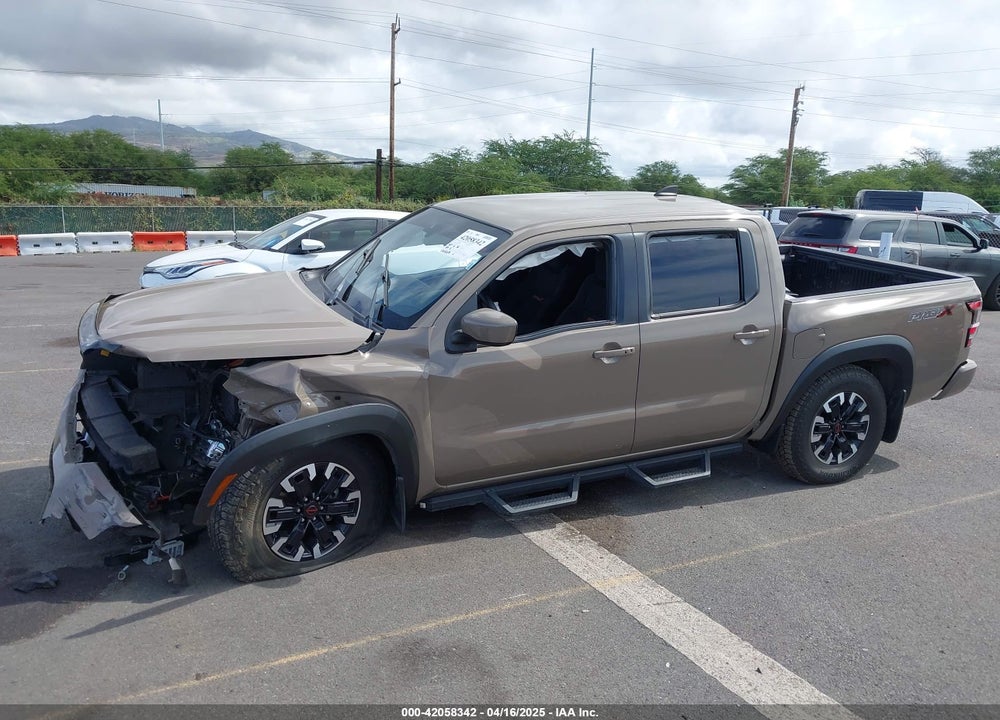2022 NISSAN FRONTIER VIN: 1N6ED1EJ3NN666598