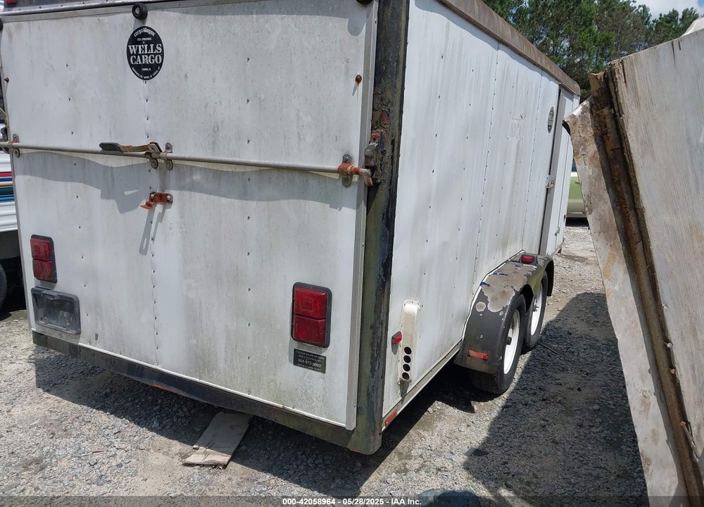 1995 WELLS CARGO --- VIN: 1WC200G22S3033080