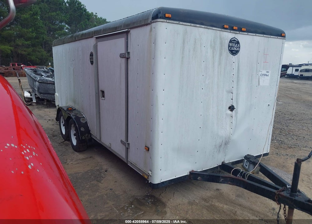 1995 WELLS CARGO --- VIN: 1WC200G22S3033080