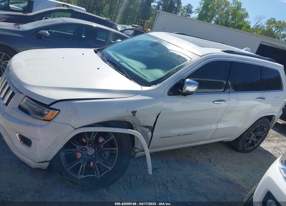 2014 JEEP GRAND CHEROKEE OVERLAND VIN: 1C4RJECG1EC221770