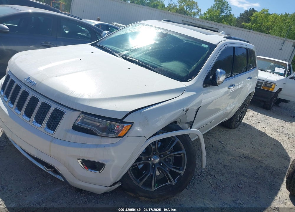 2014 JEEP GRAND CHEROKEE OVERLAND VIN: 1C4RJECG1EC221770