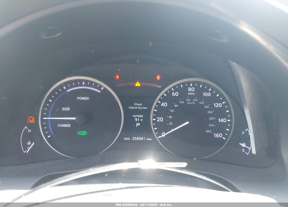 2014 LEXUS ES 300H VIN: JTHBW1GG5E2059684