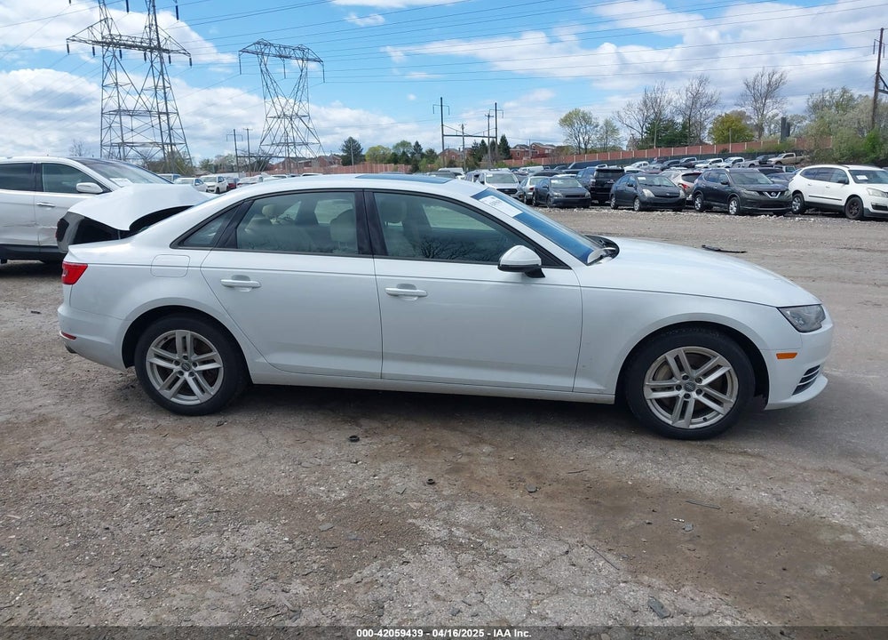 2017 AUDI A4 VIN: WAUANAF40HN035154