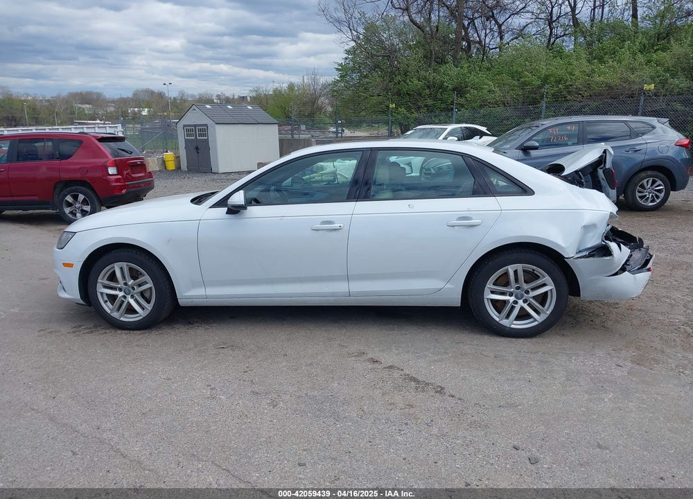 2017 AUDI A4 VIN: WAUANAF40HN035154