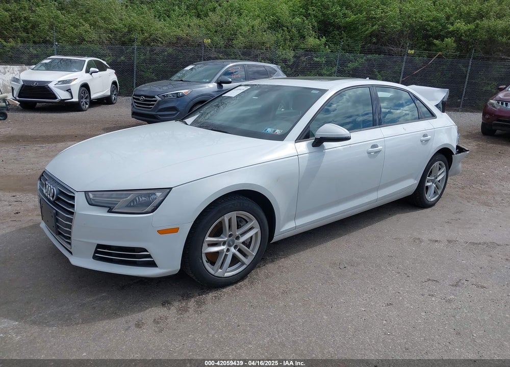 2017 AUDI A4 VIN: WAUANAF40HN035154