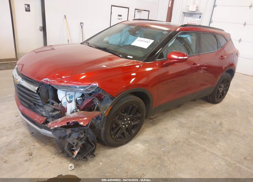 2021 CHEVROLET BLAZER VIN: 3GNKBJRS2MS520283
