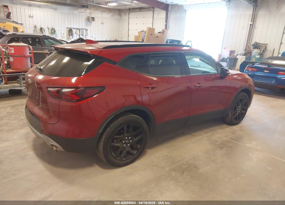 2021 CHEVROLET BLAZER VIN: 3GNKBJRS2MS520283