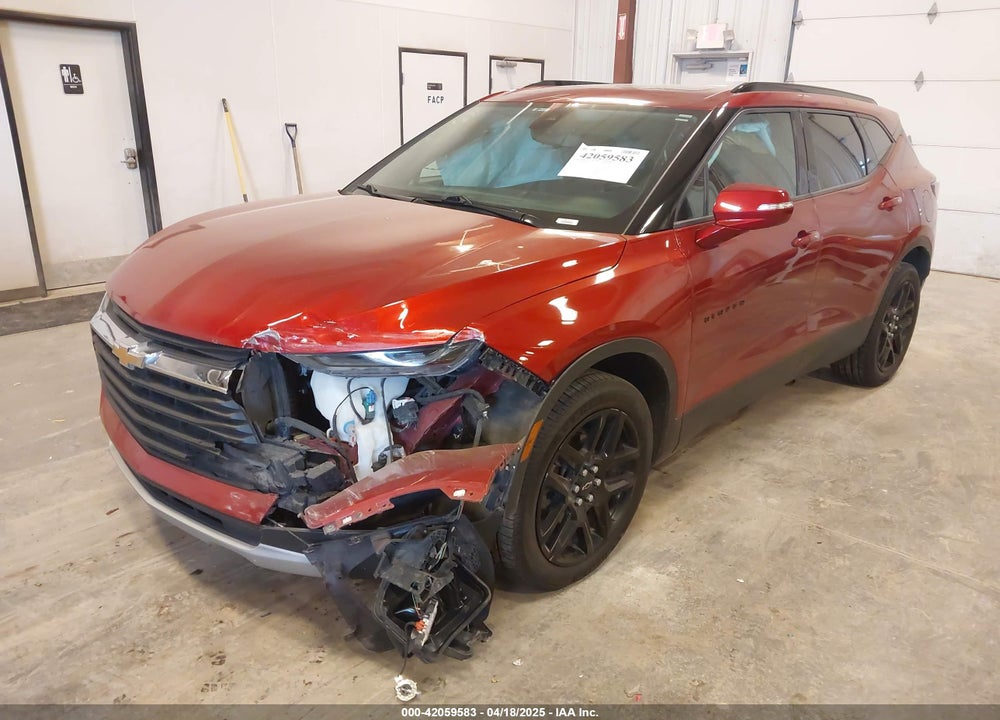 2021 CHEVROLET BLAZER VIN: 3GNKBJRS2MS520283