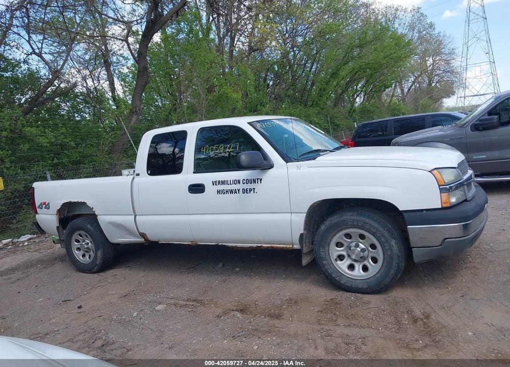 2005 CHEVROLET SILVERADO 1500 WORK TRUCK VIN: 1GCEK19B15Z251283