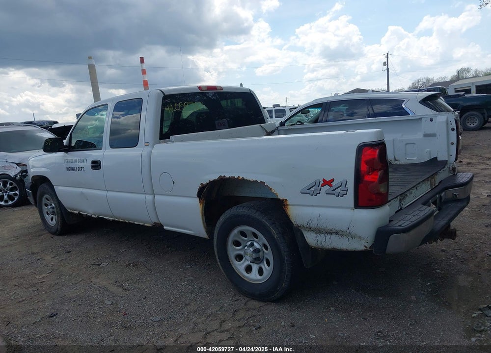 2005 CHEVROLET SILVERADO 1500 WORK TRUCK VIN: 1GCEK19B15Z251283