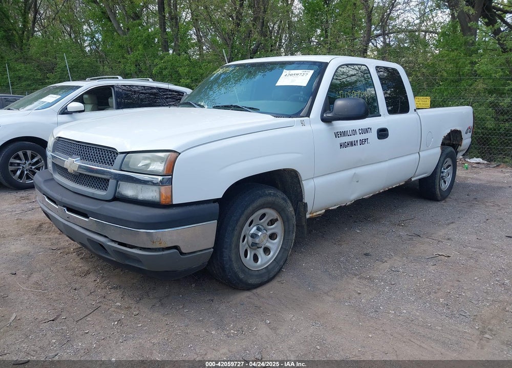 2005 CHEVROLET SILVERADO 1500 WORK TRUCK VIN: 1GCEK19B15Z251283