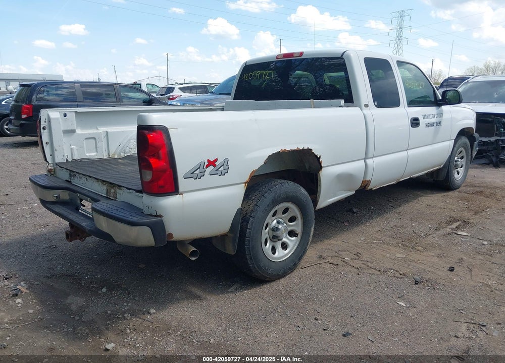 2005 CHEVROLET SILVERADO 1500 WORK TRUCK VIN: 1GCEK19B15Z251283
