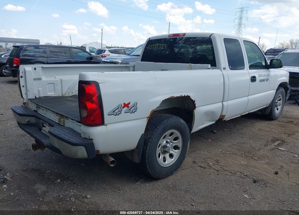 2005 CHEVROLET SILVERADO 1500 WORK TRUCK VIN: 1GCEK19B15Z251283