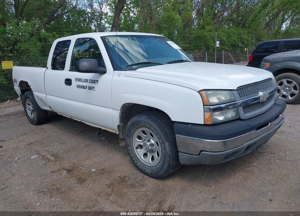 2005 CHEVROLET SILVERADO 1500 WORK TRUCK VIN: 1GCEK19B15Z251283