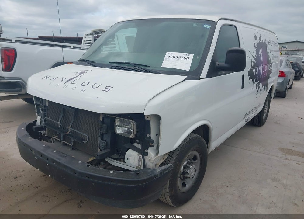 2017 CHEVROLET EXPRESS 2500 WORK VAN VIN: 1GCWGAFFXH1161503