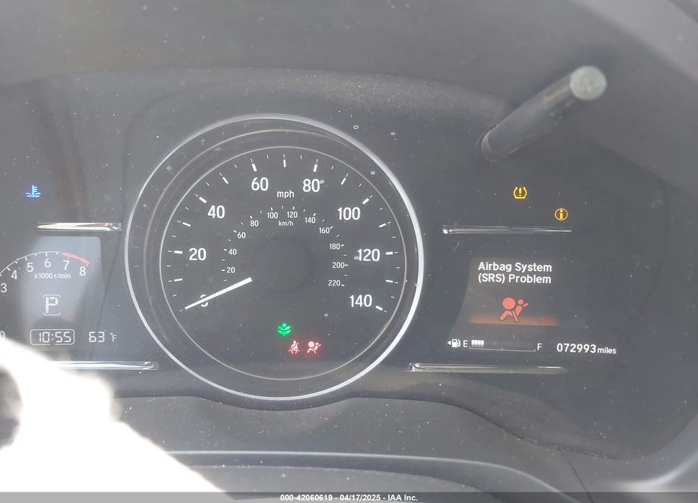 2019 HONDA HR-V EX VIN: 3CZRU6H54KM702962